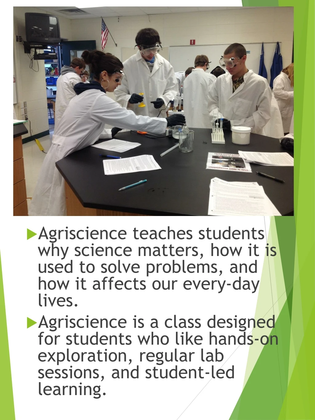 agriscience teaches students why science matters