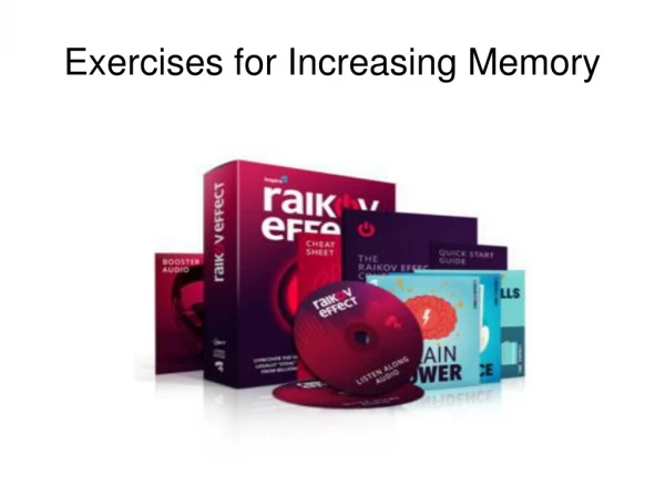 exercises for increasing memory