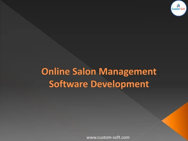 Online Salon Management Software Development
