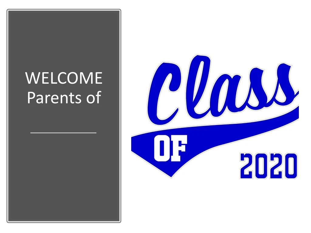 welcome parents of