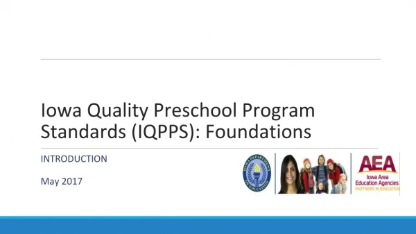 Iowa Quality Preschool Program Standards (IQPPS): Foundations