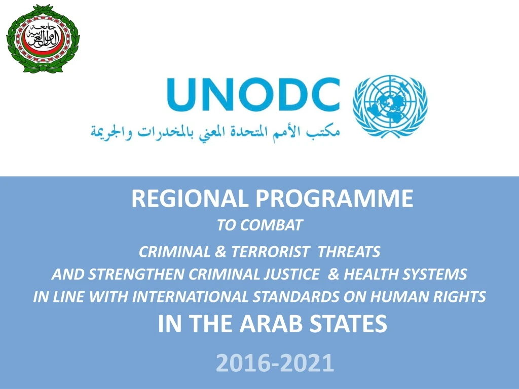 regional programme to combat criminal terrorist