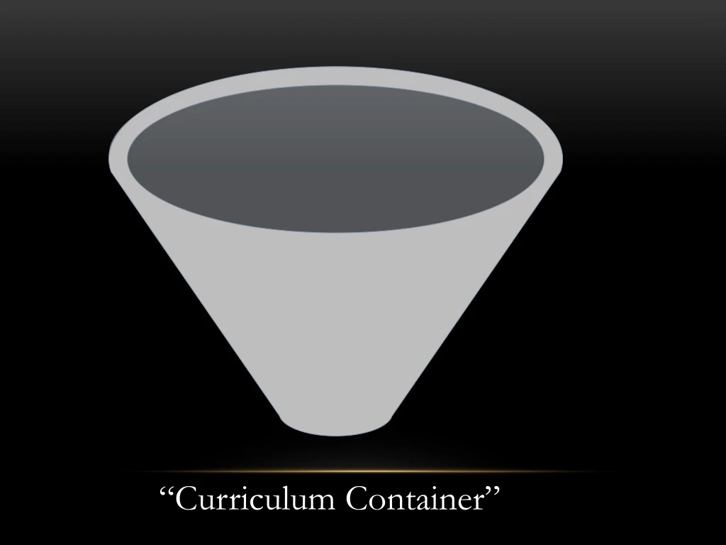 curriculum container