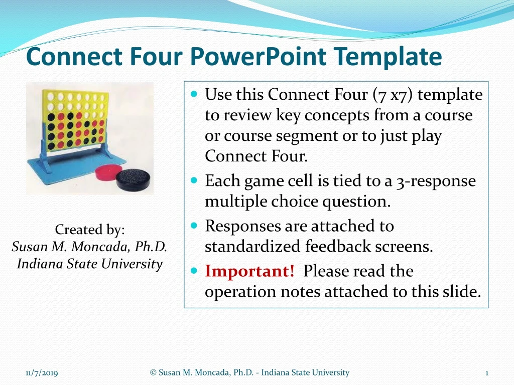 connect four powerpoint template