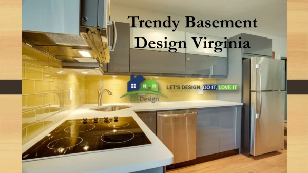 Trendy Basement Design Virginia