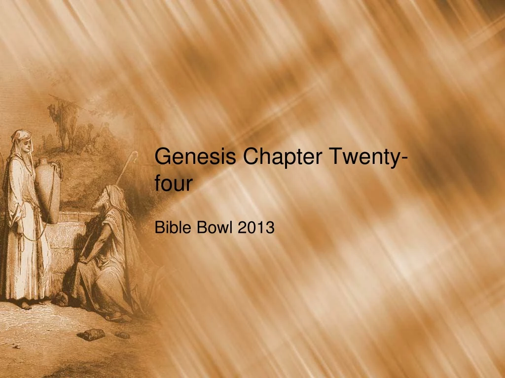 genesis chapter twenty four