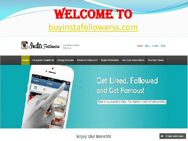 WELCOME TO buyinstafollowerss