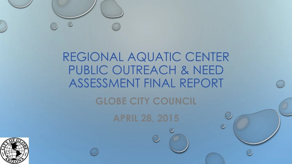 regional aquatic center public outreach need assessment final report