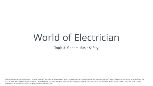World of Electrician