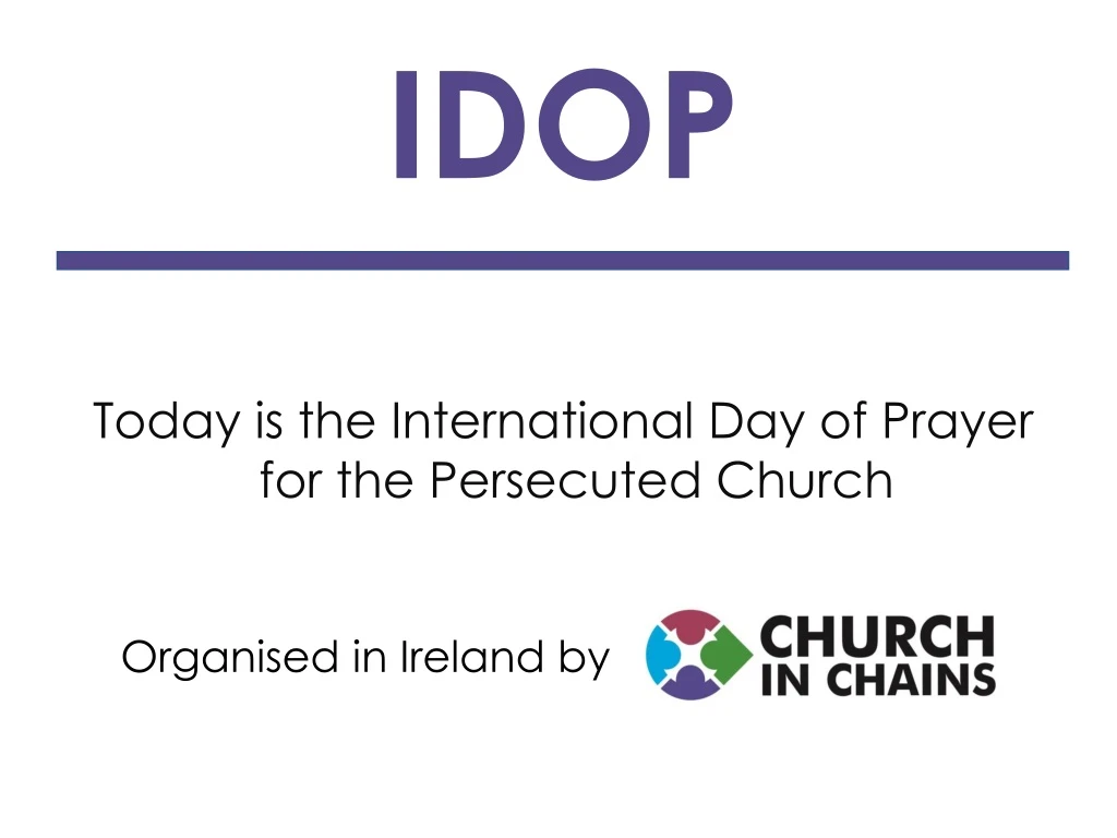 idop today is the international day of prayer
