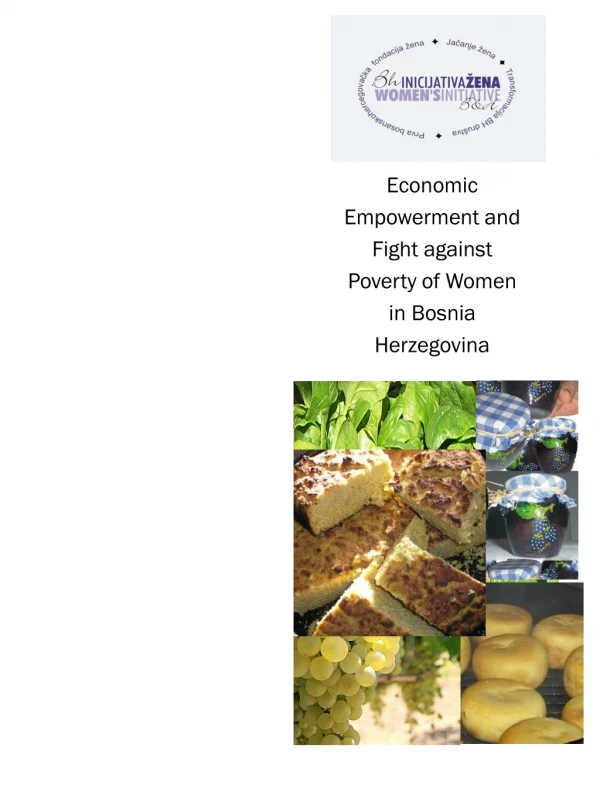 Economic Empowerment and Fight against Poverty of Women in Bosnia Herzegovina