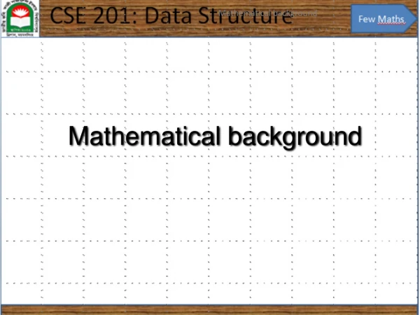 Mathematical background