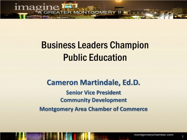 Business Leaders Champion Public Education