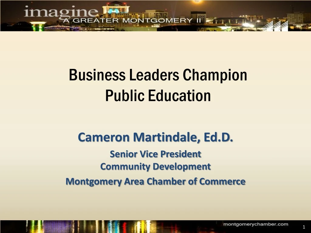 business leaders champion public education