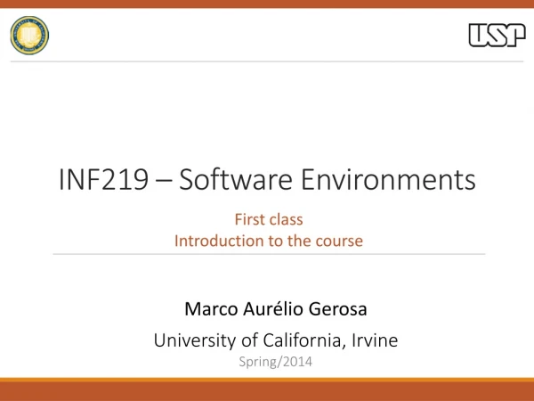 INF219 – Software Environments