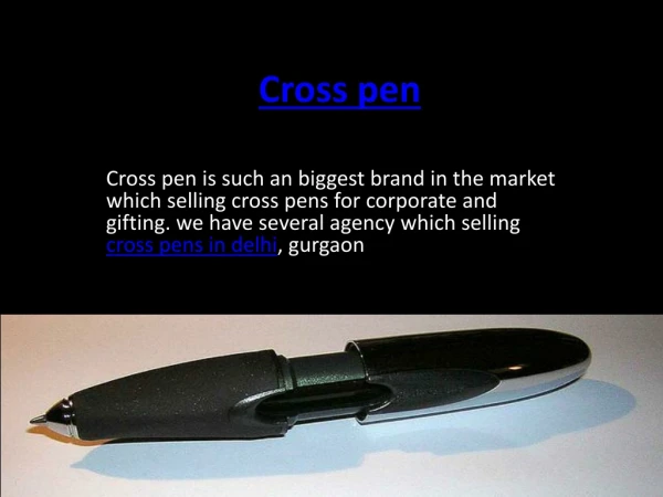 Cross pen