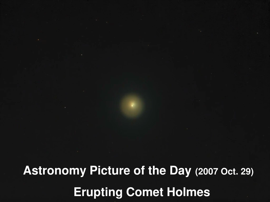 astronomy picture of the day 2007 oct 29
