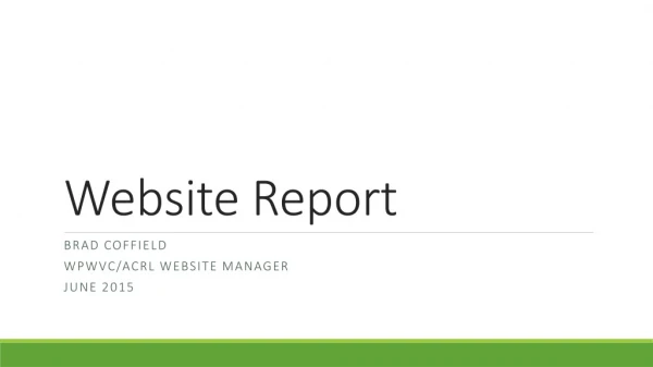 Website Report