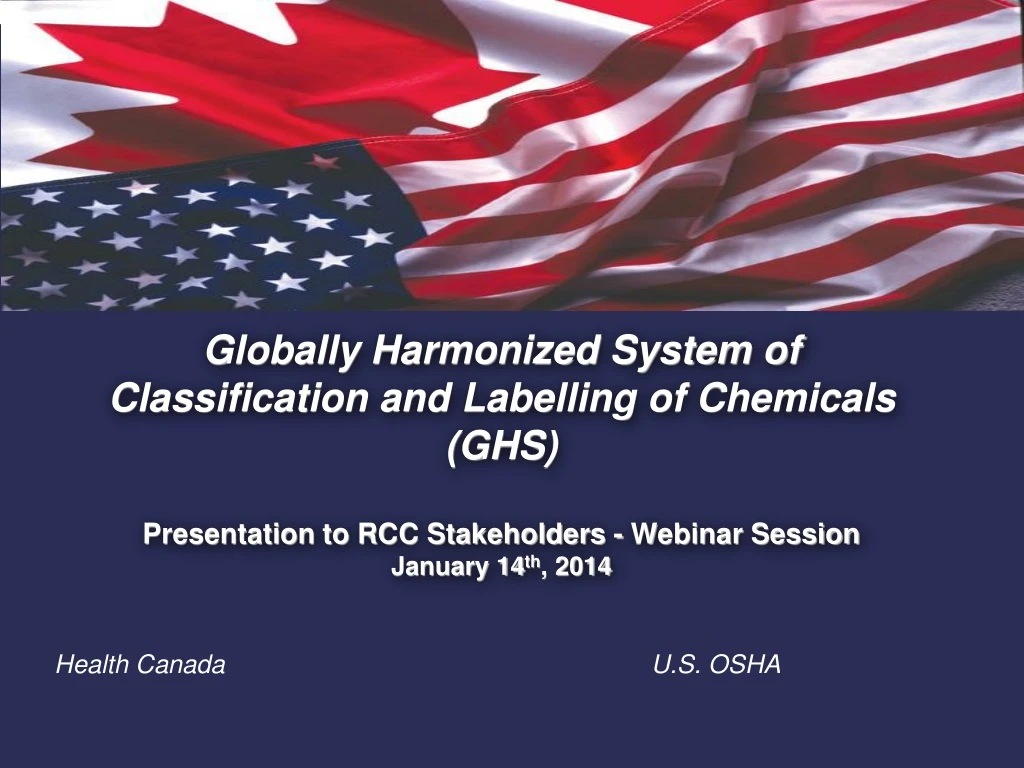 globally harmonized system of classification