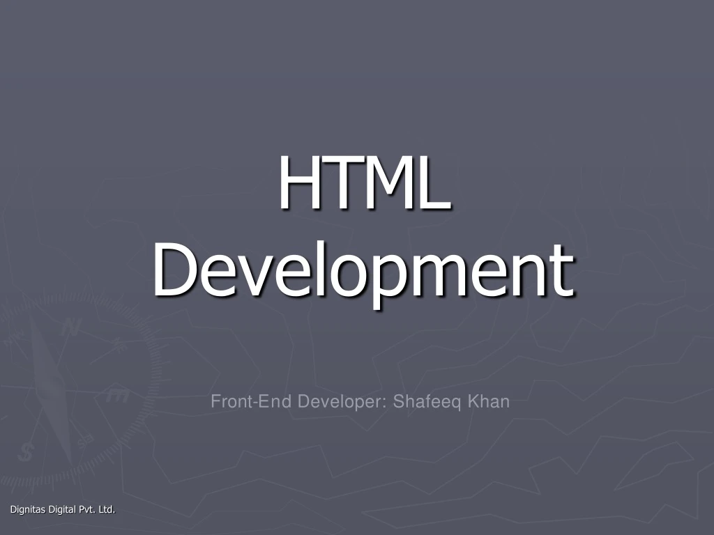 html development