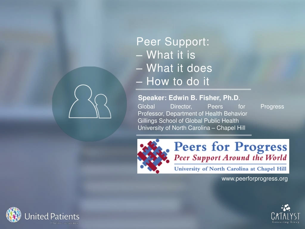 peer support what it is what it does how to do it