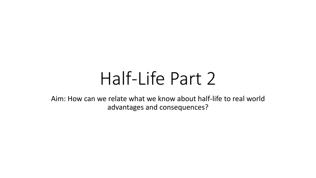 half life part 2