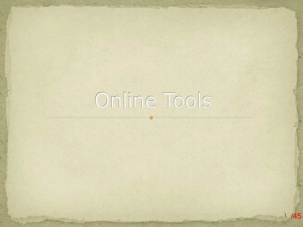 online tools