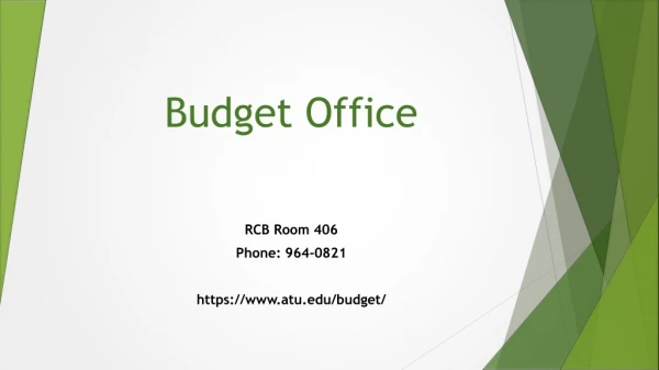 Budget Office