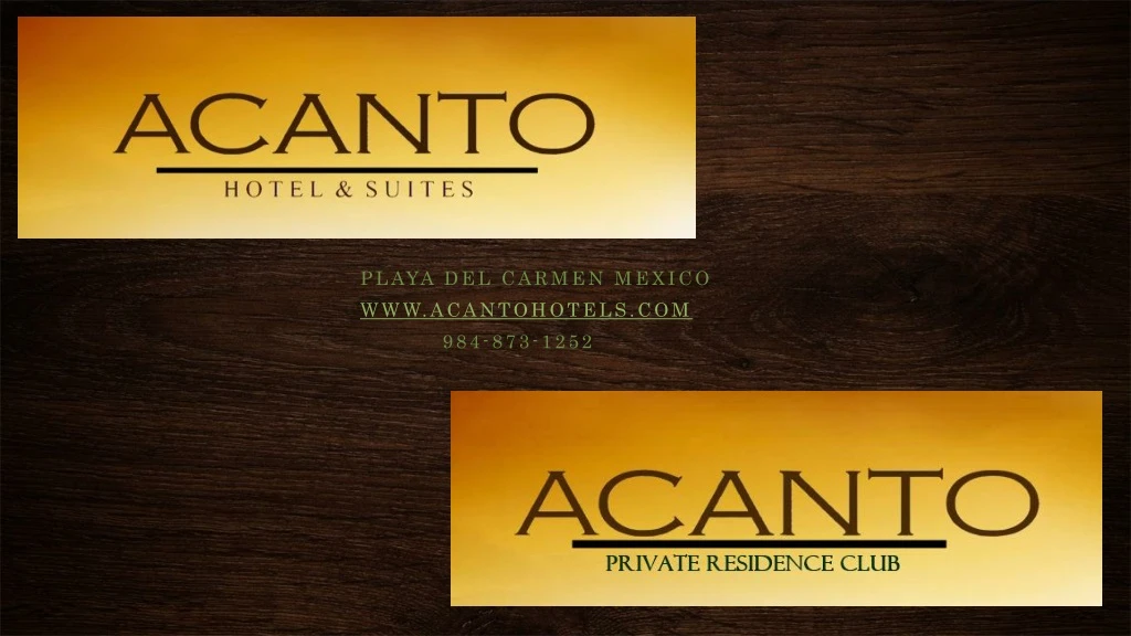 playa del carmen mexico www acantohotels com 984 873 1252