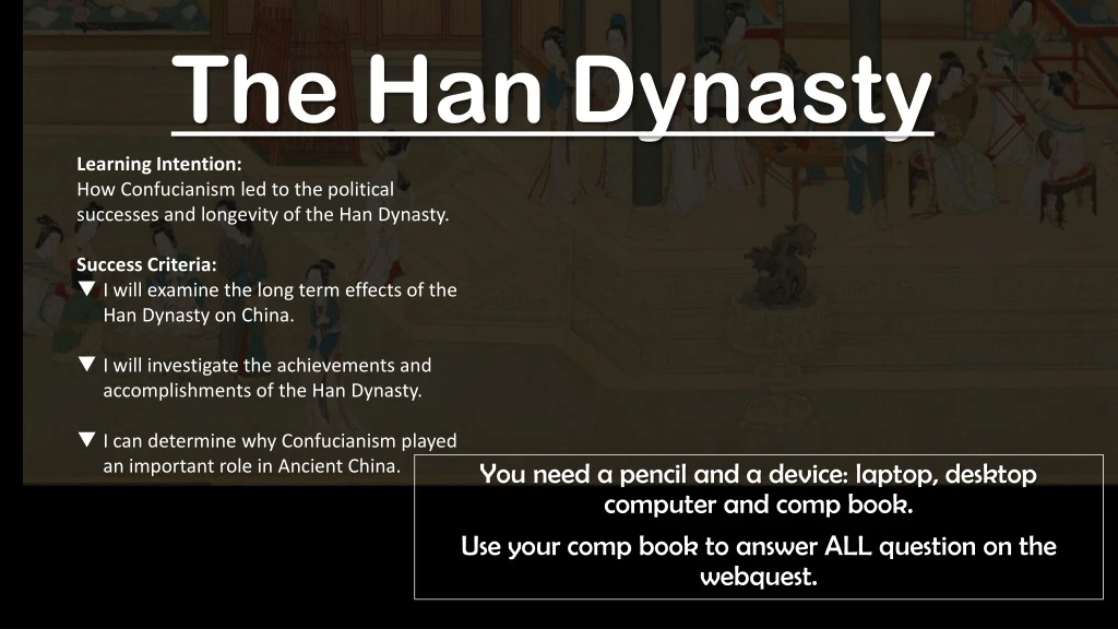 the han dynasty