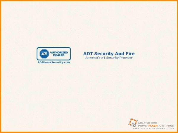 ADS Home Security Systems - ADT Authorized Dealer