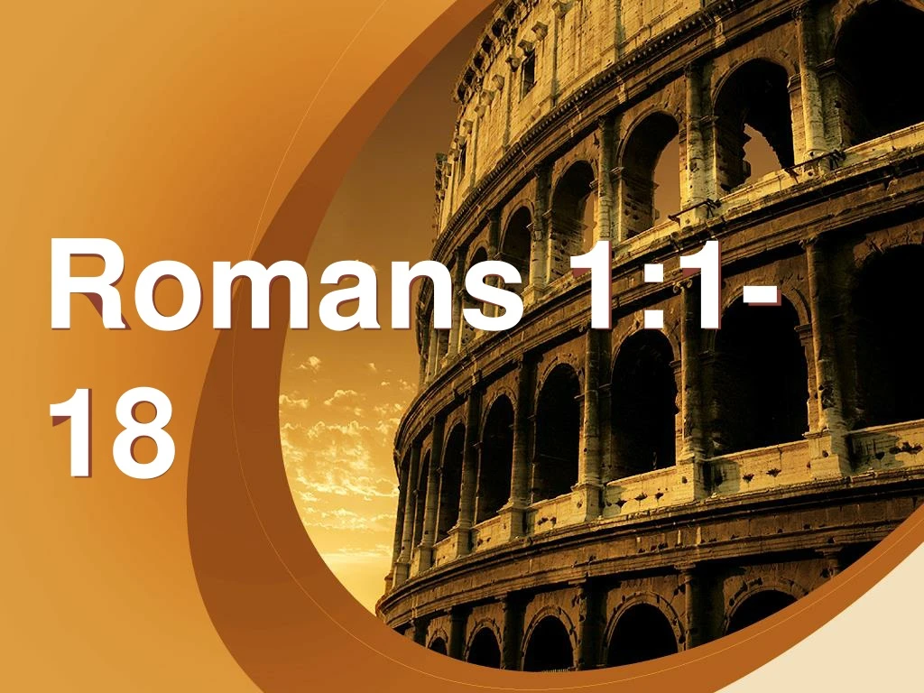 romans 1 1 18