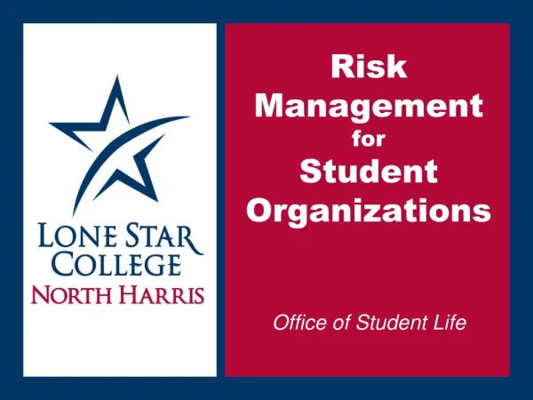 Risk Management for Student Organizations