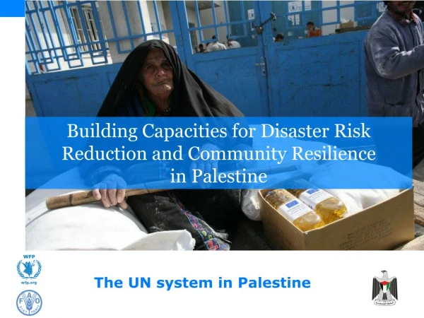 Building Capacities for Disaster Risk Reduction and Community Resilience in Palestine