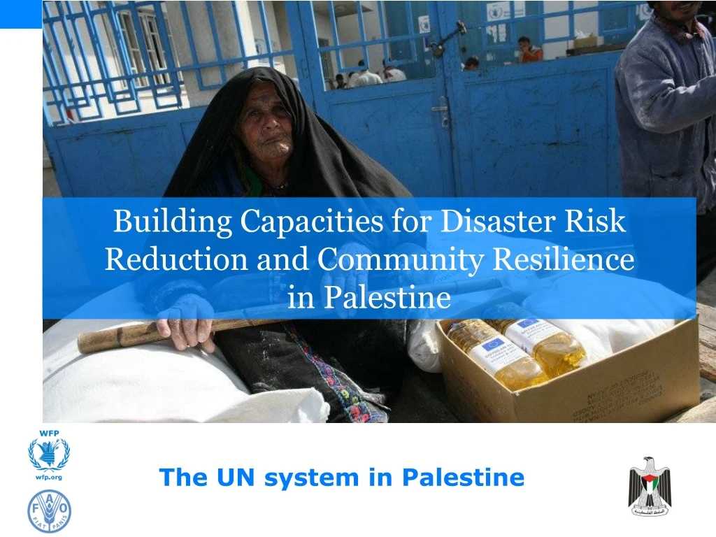 building capacities for disaster risk reduction