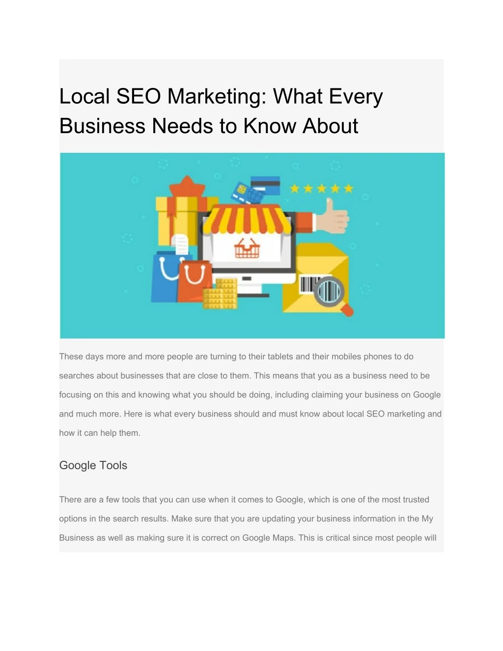 local seo marketing what every business needs