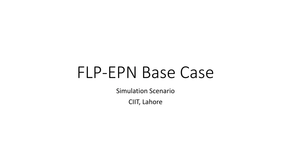 flp epn base case