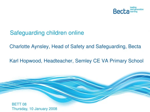 Safeguarding children online