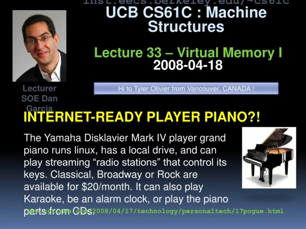 Internet-ready player piano?!