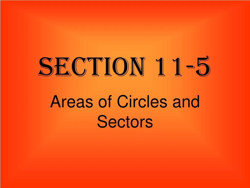 section 11 5