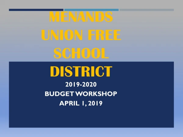 Menands Union Free School District