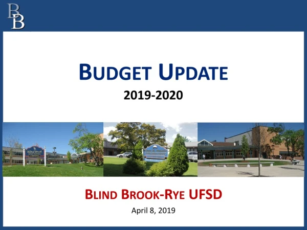Budget Update 2019-2020