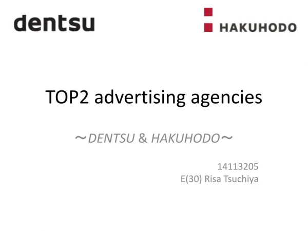 TOP2 advertising agencies