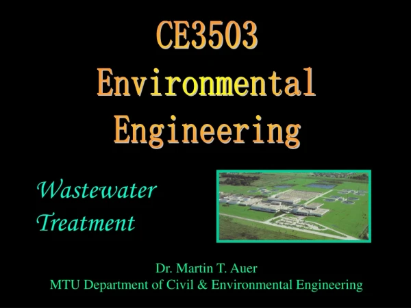 CE3503 Environmental Engineering