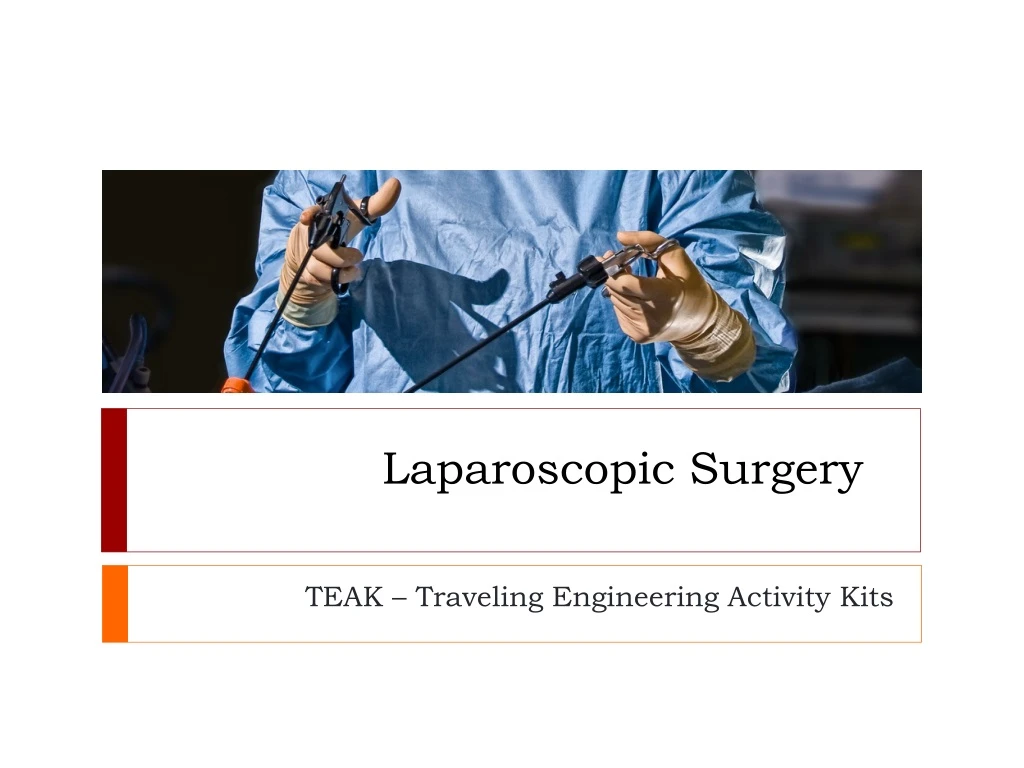 laparoscopic surgery