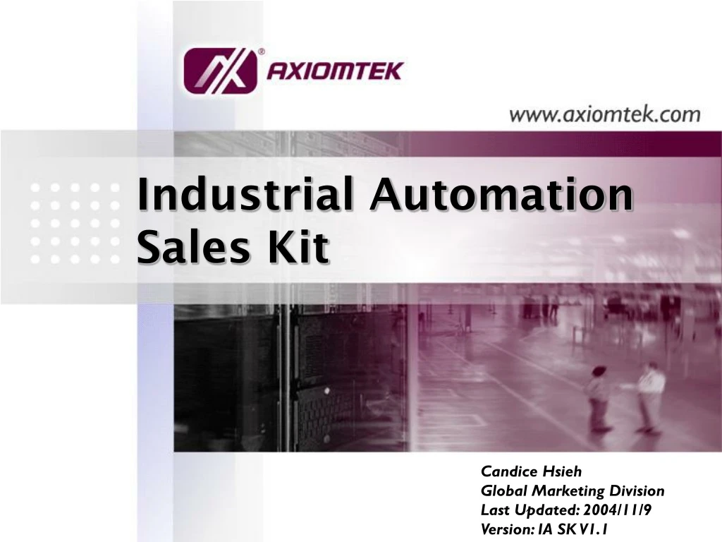 industrial automation sales kit