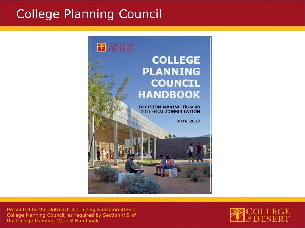 college planning council