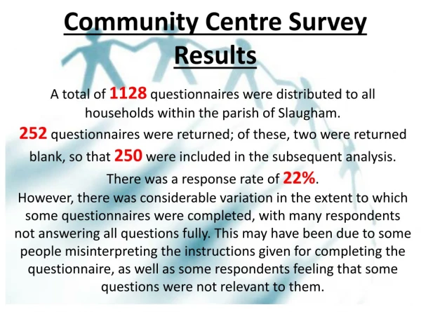 Community Centre Survey Results