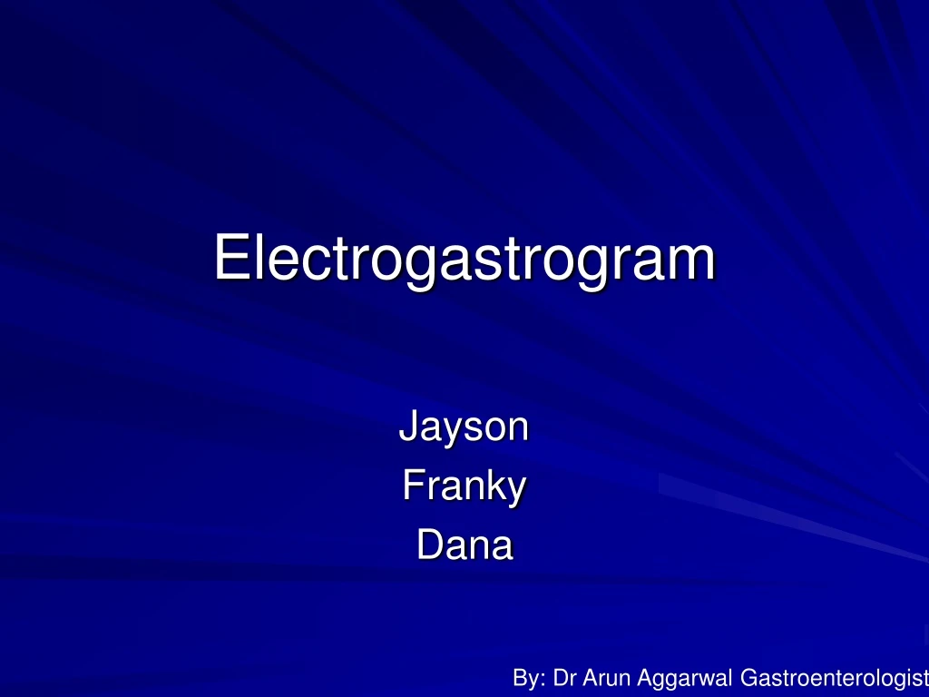 electrogastrogram