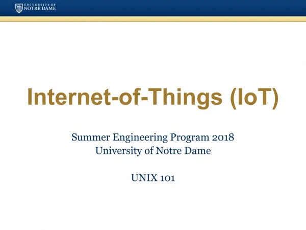Internet-of-Things (IoT)